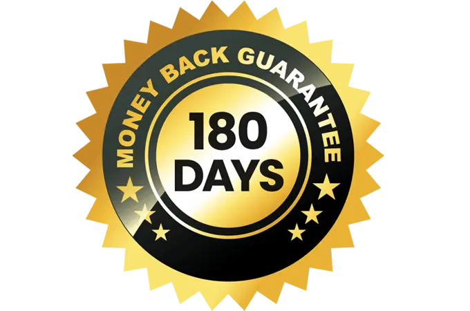 Nitric Boost Ultra 180-Days Money Back Guarantee